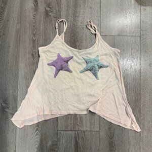 Wildfox Swim Flowy Star Tank Top Very Good Condition Size XS